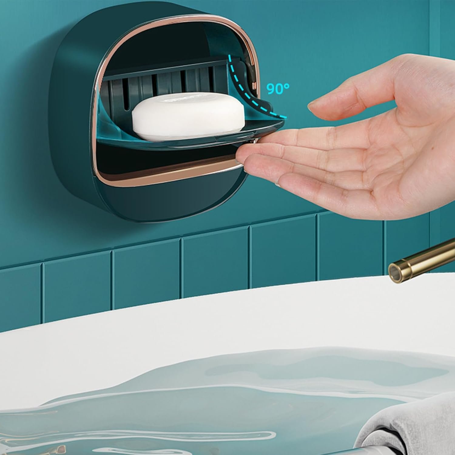 ৩ পিছ - Bathroom Soap Holder Box - Image 5